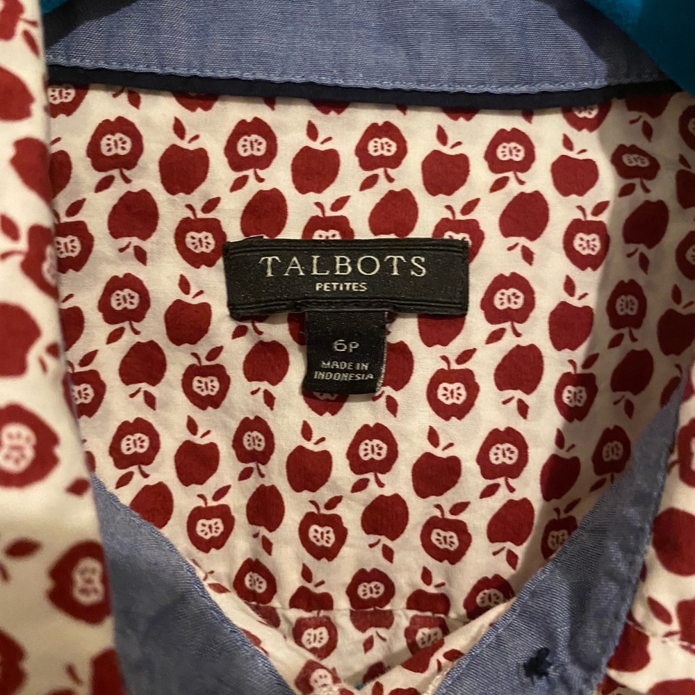 Talbot Apple Pattern top - Picture 2 of 5